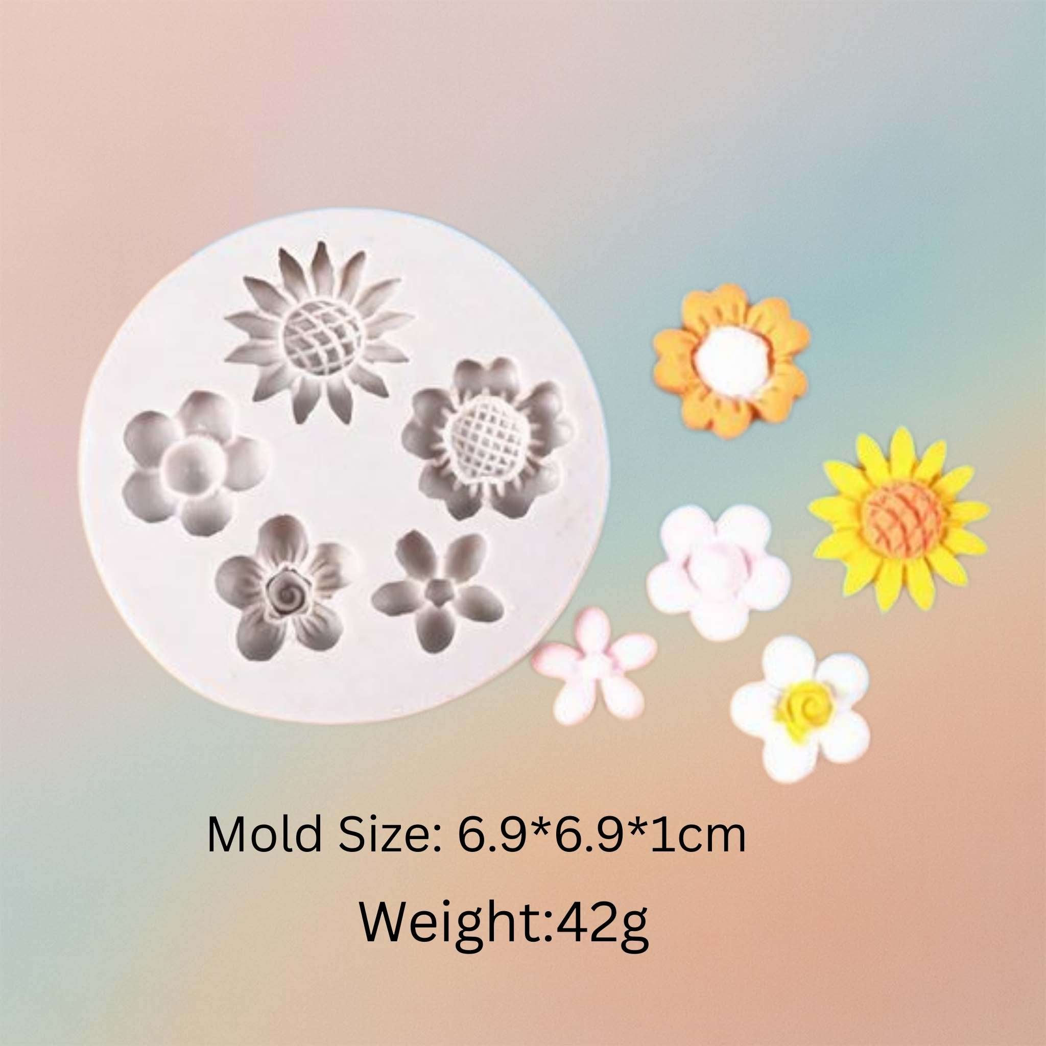 Fondant Cake Baking Silicone Molds