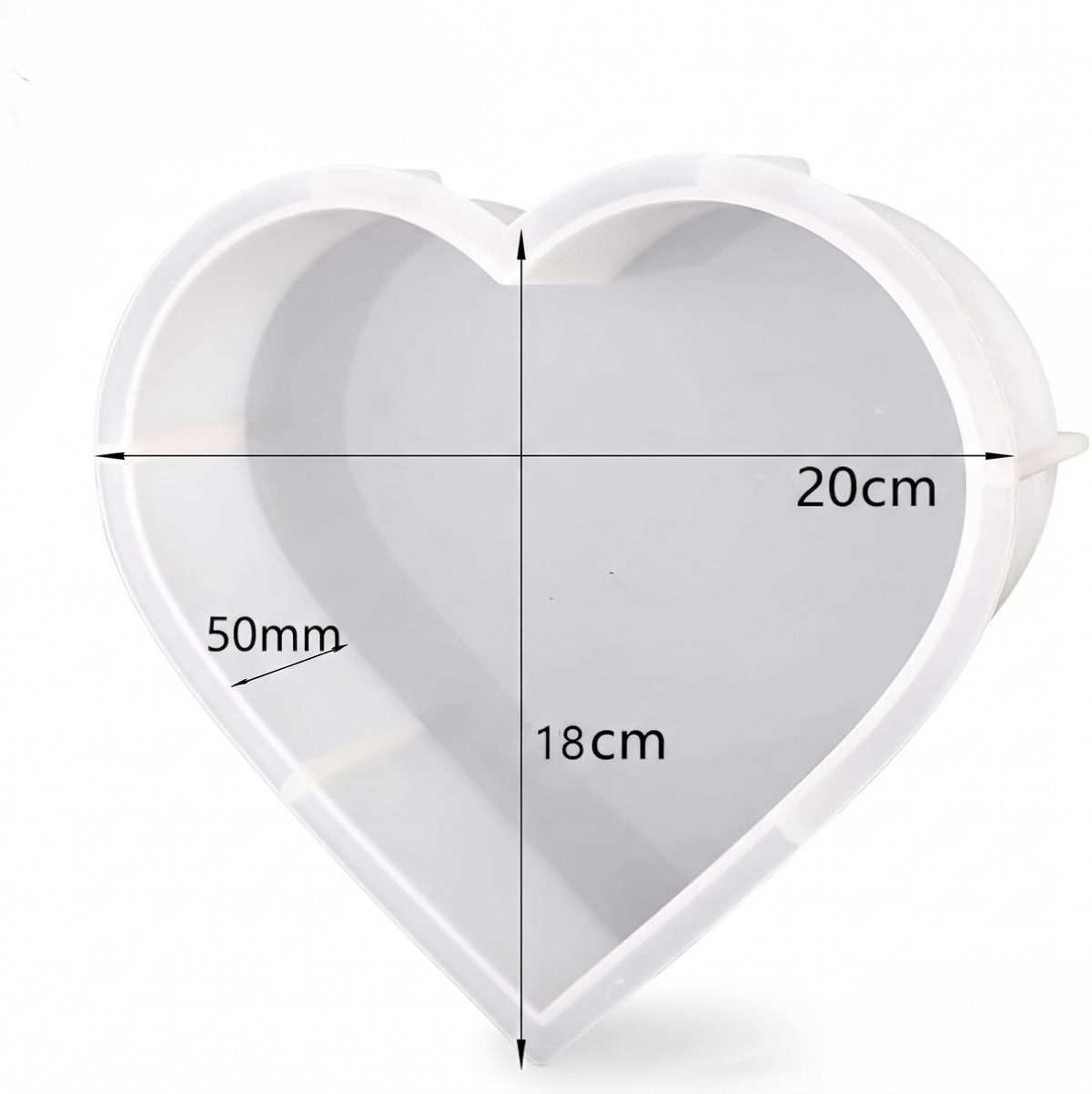 Heart Shape Deep Mould For Preservation Silicon Mould
