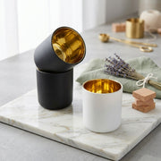 Candle Jar For Candle Making Gold Color Inside For DIY Craft