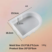 Geometric Cube Night Light Silicone Mold for Flowers Preservation