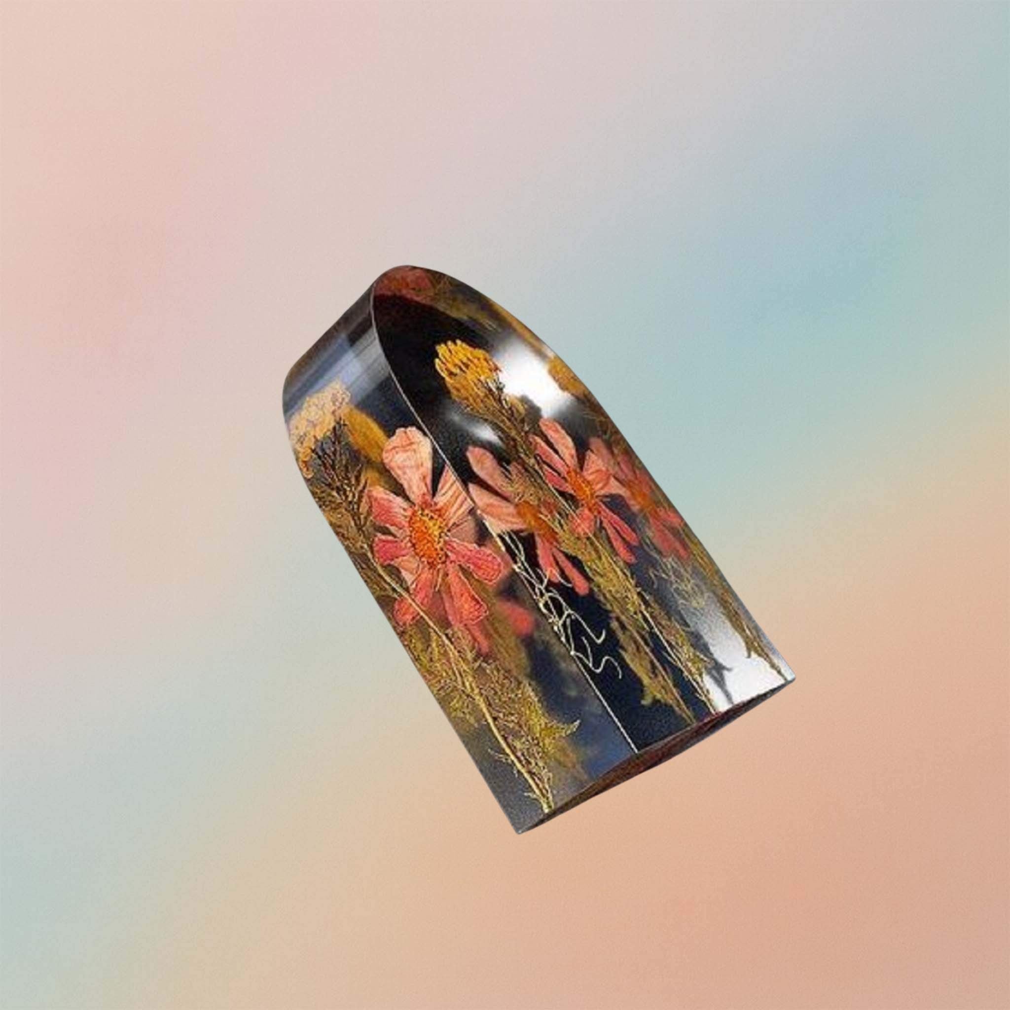 Geometric Cube Night Light Silicone Mold for Flowers Preservation