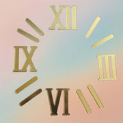 Gold Roman Number With Round Edges Sticks