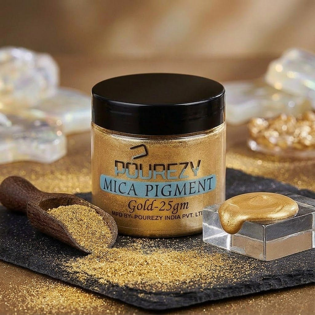 Pourezy Mica Pigment 25gm - Gold
