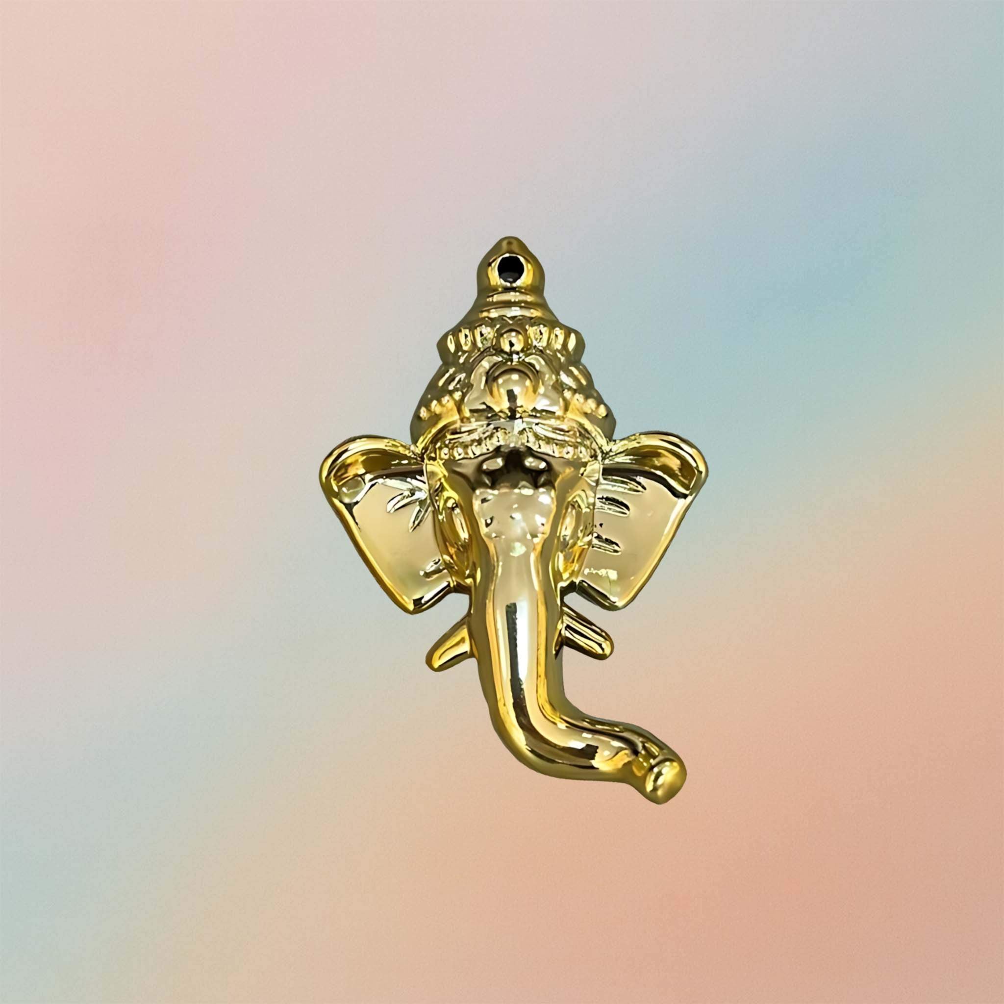 Golden Ganesha Ganpati Head