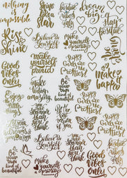 Good Vibes Only Metal Sticker