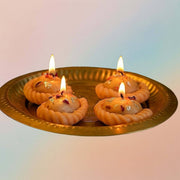 Gujiya Shape Silicone Candle Making Mould