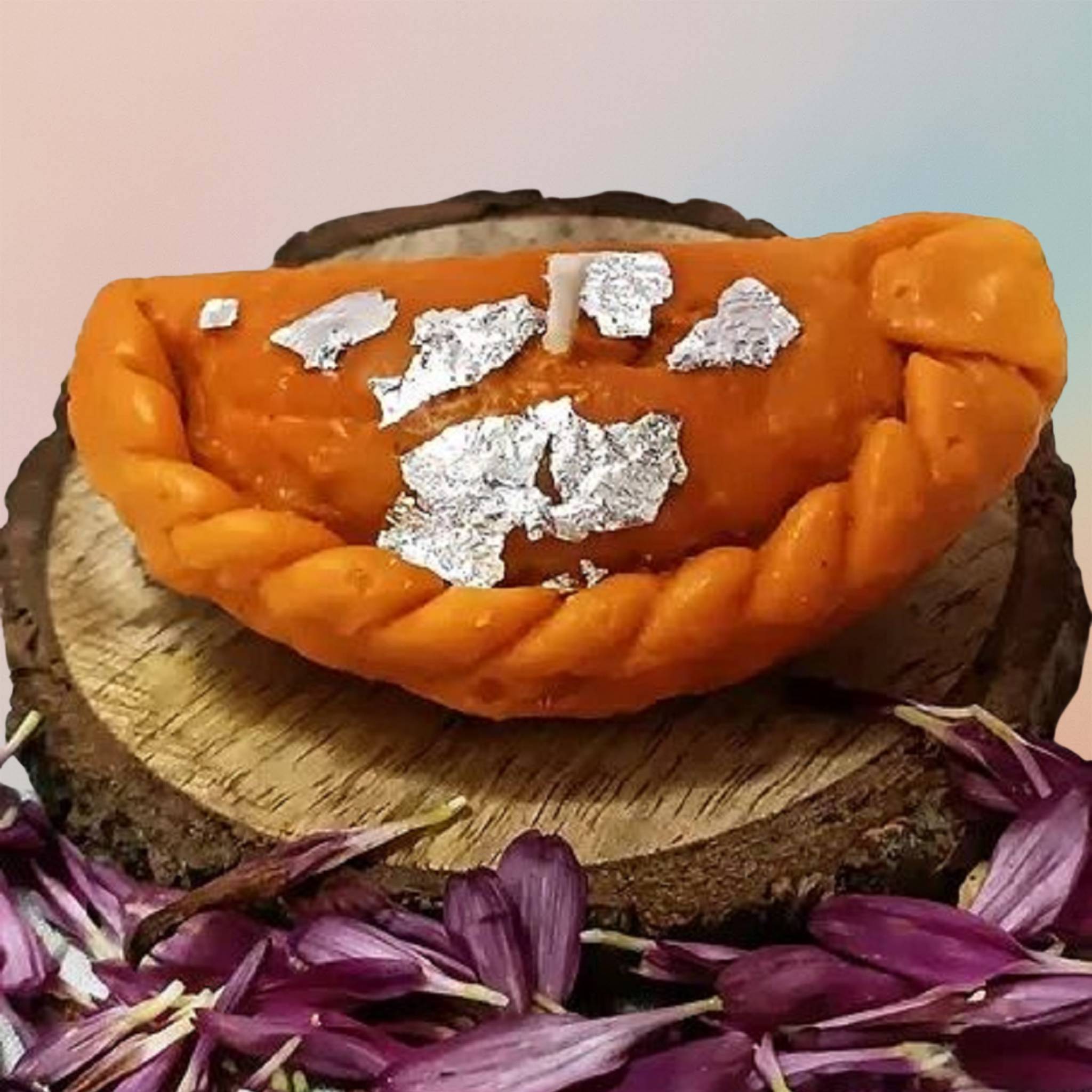 Gujiya Shape Silicone Candle Making Mould