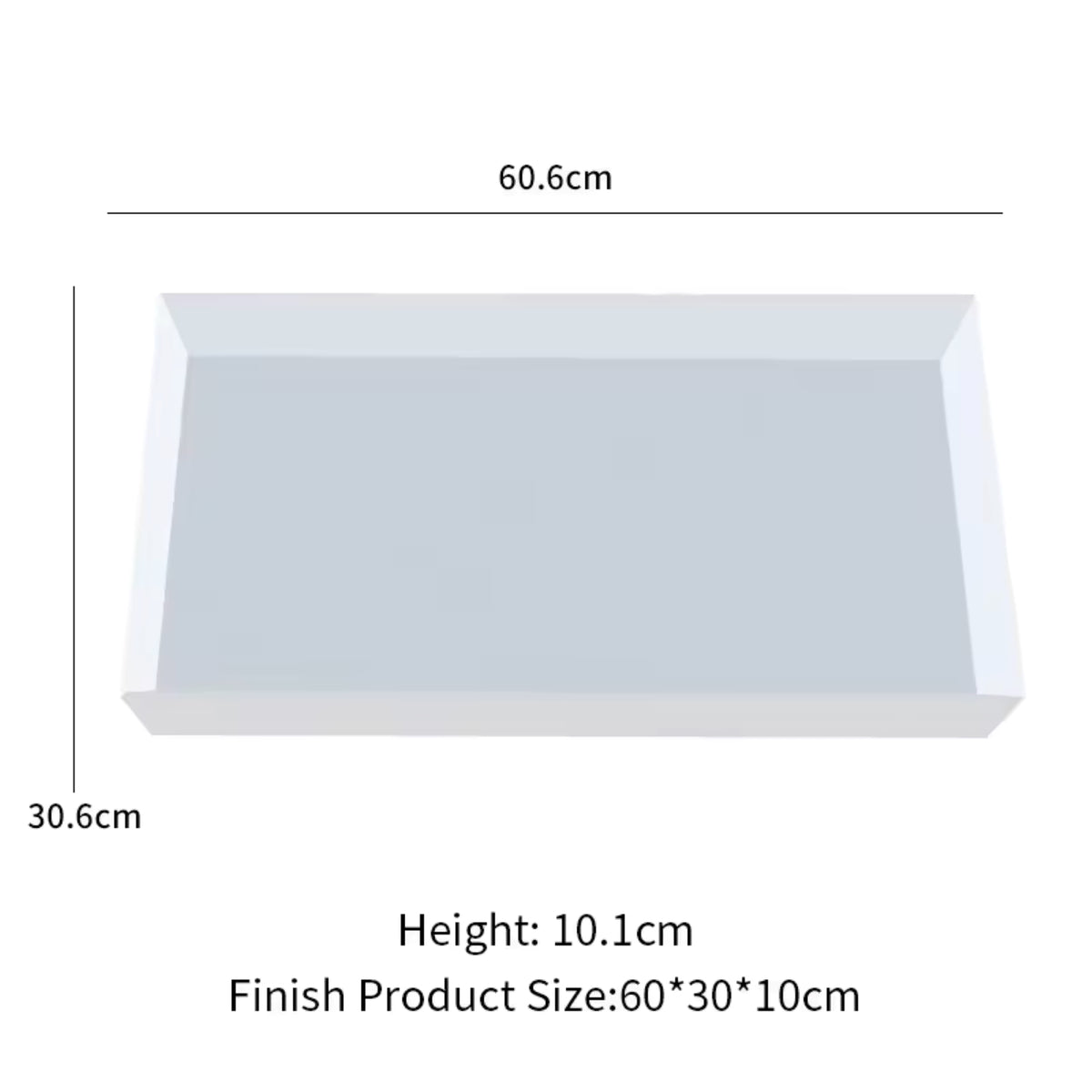 Large Rectangular Resin Table Moulds, Resin Epoxy Table Mould for Charcuterie Board, River Resin Coffee Table, DIY Art Home