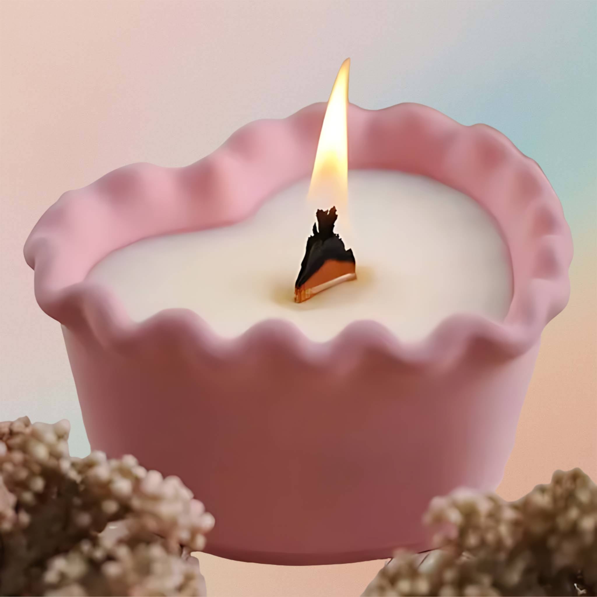 Heart Cement Candle Vessel Mold Vase Flower Pot Molds