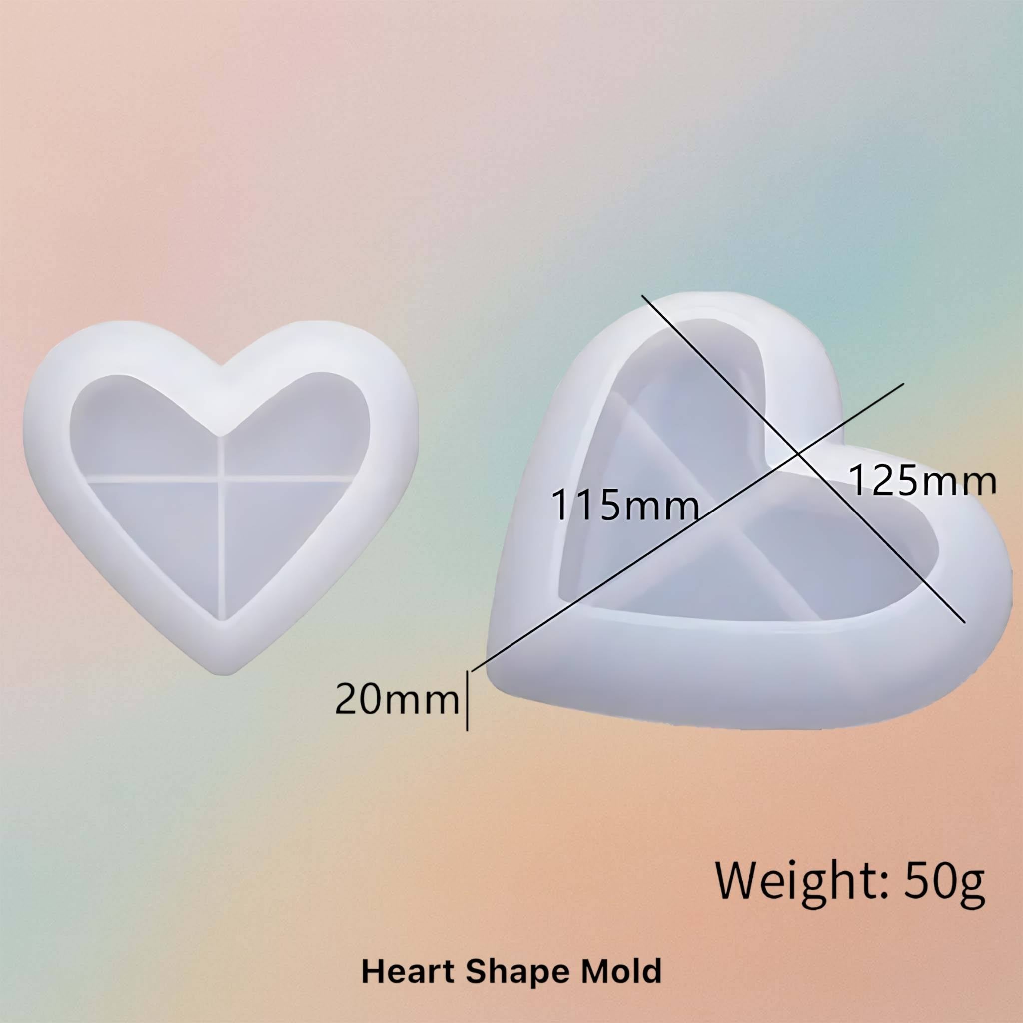 Heart Shape Mold Dish Silicone Mould For Cake Tray