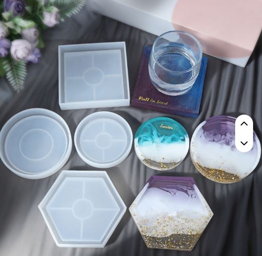 Hexagon Coaster Silicone Mold For Beyond MIX and Resin