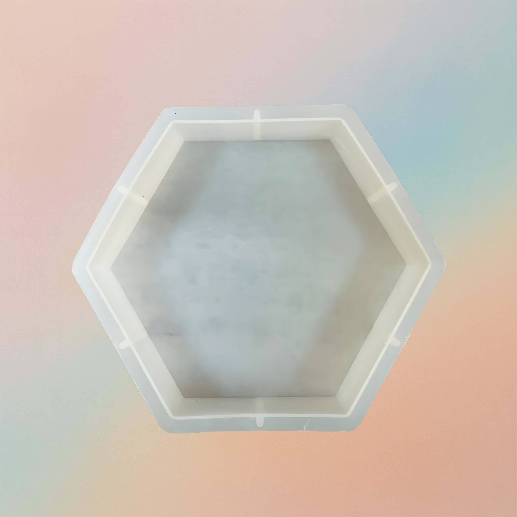 Hexagon Shape Deep Mould For Resin Preservation Silicon Mould