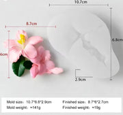 Hibiscus Flower Mould For Candle, Resin, Gypsum & Art Crafts Making Silicone Mold