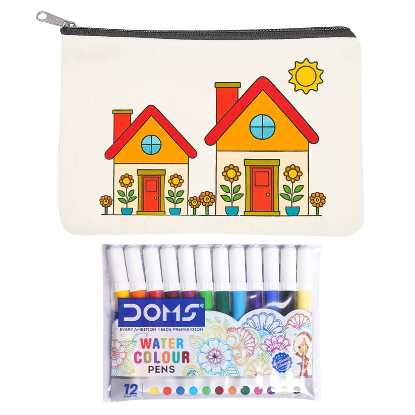 Pourezy Home Sweet Home Canvas Pouch Kit