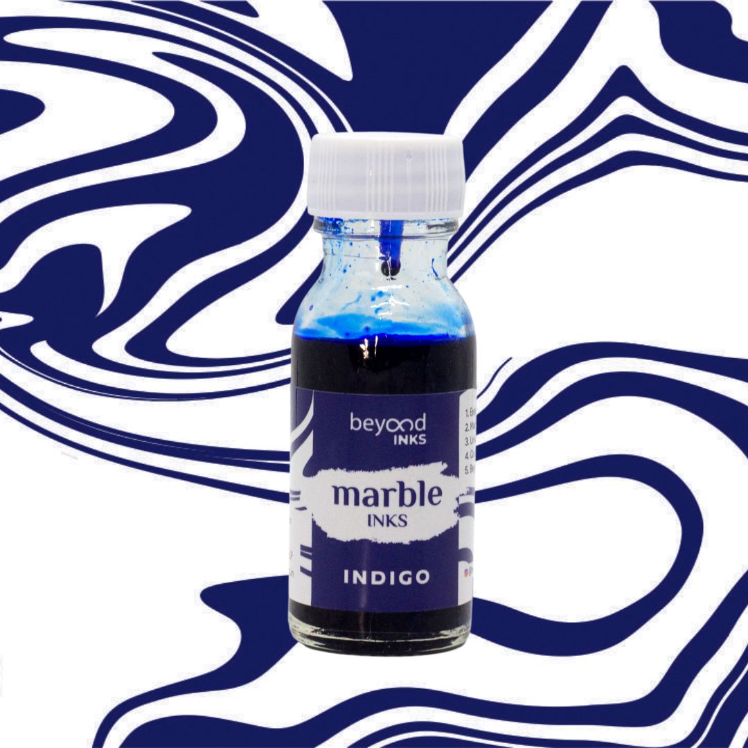 Indigo Marble Ink