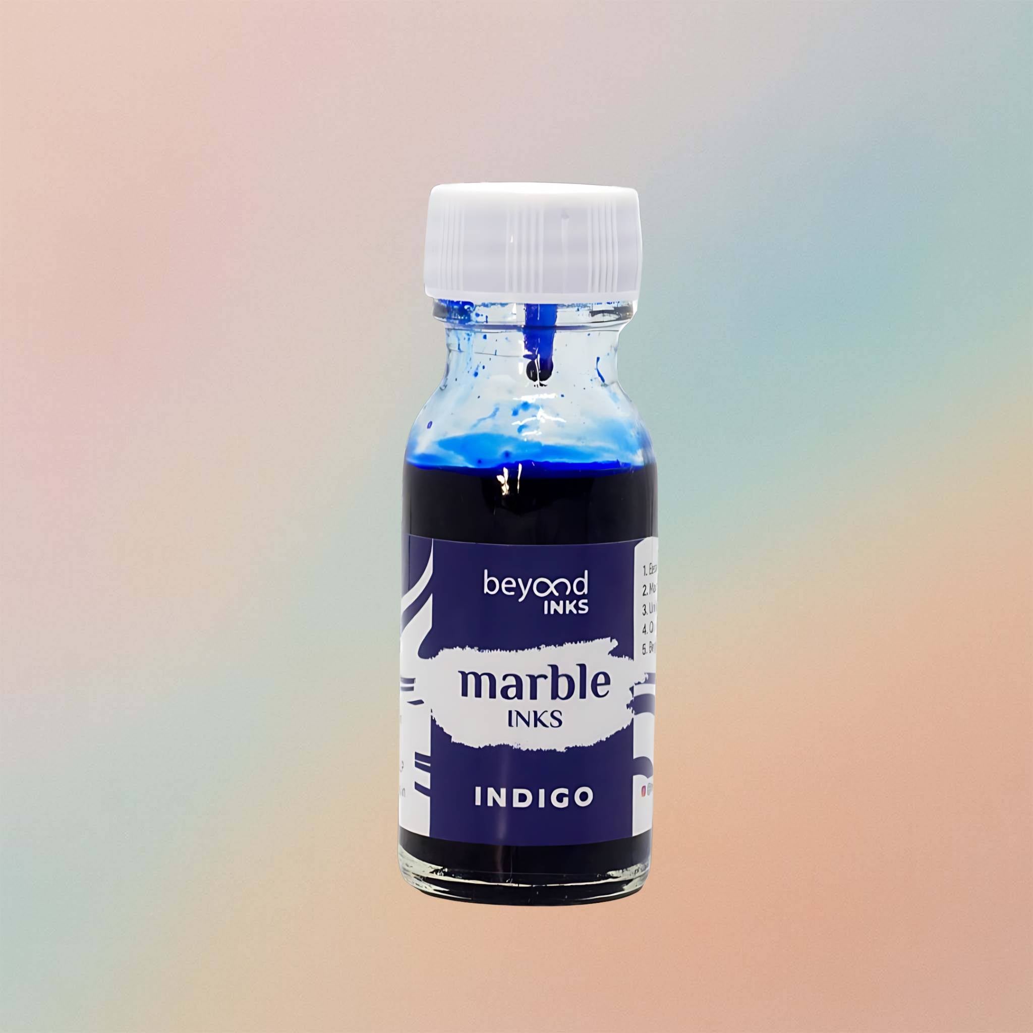 Indigo Marble Ink