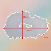 Irregular Fruit Plate Serving Tray - Resin Silicone Mould