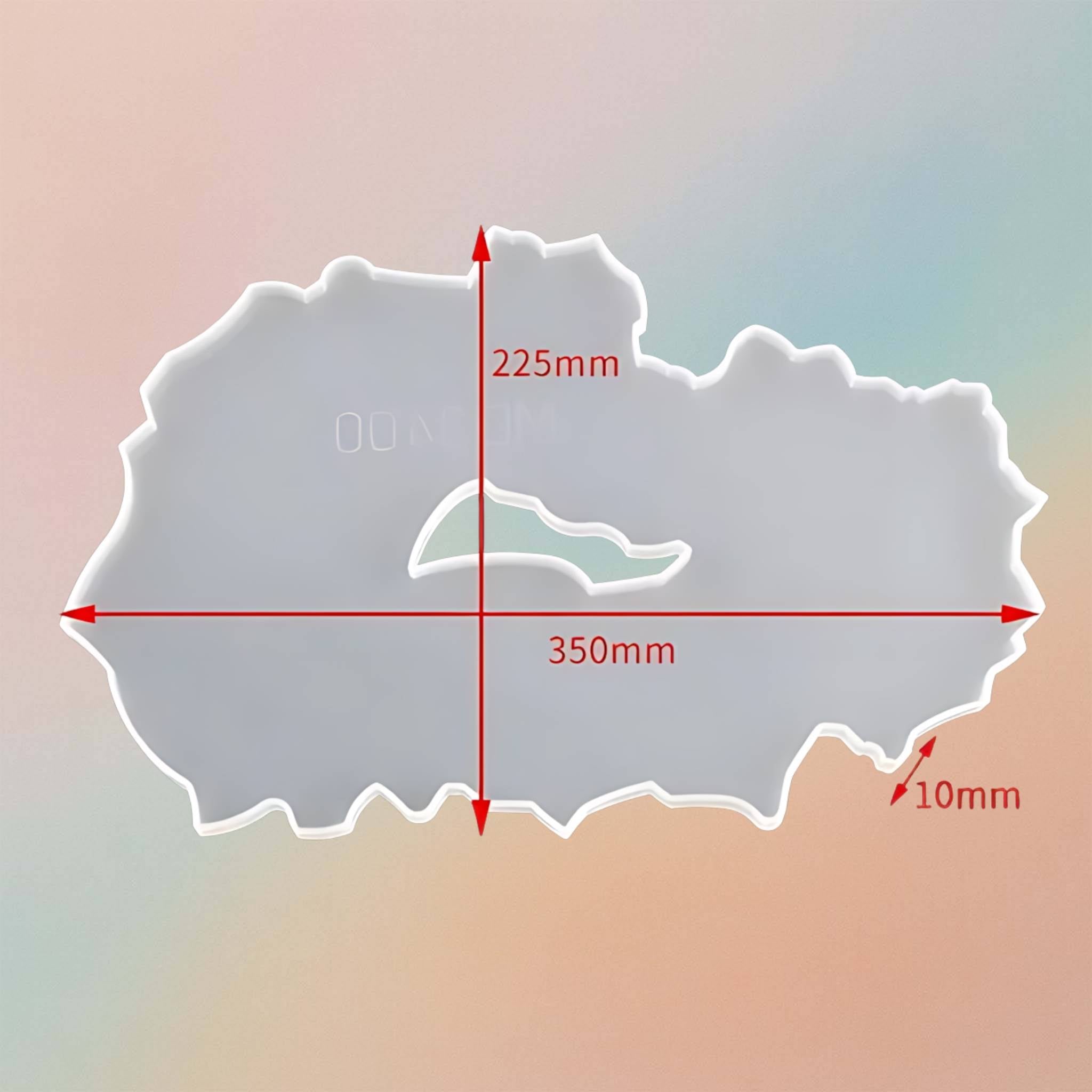 Irregular Fruit Plate Serving Tray - Resin Silicone Mould