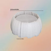 Irregular Stripe Cement Flower Pot Mold 3D Jewelry Storage Bowl