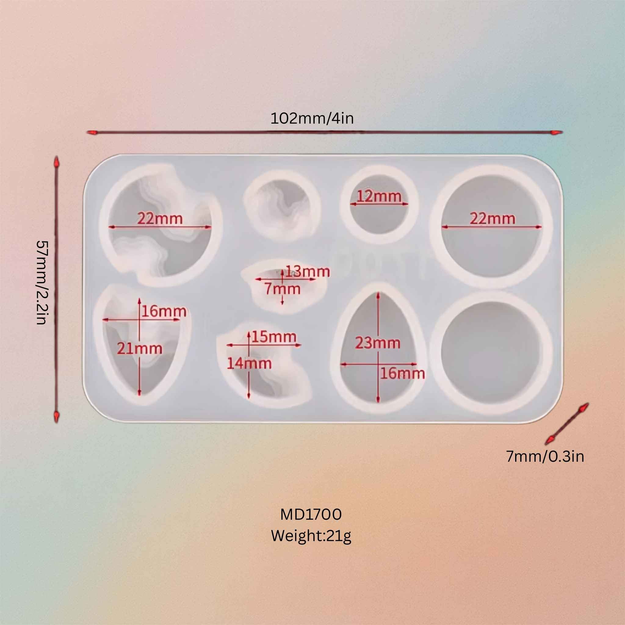 Island Pendant Beach Resin Jewelry Mold