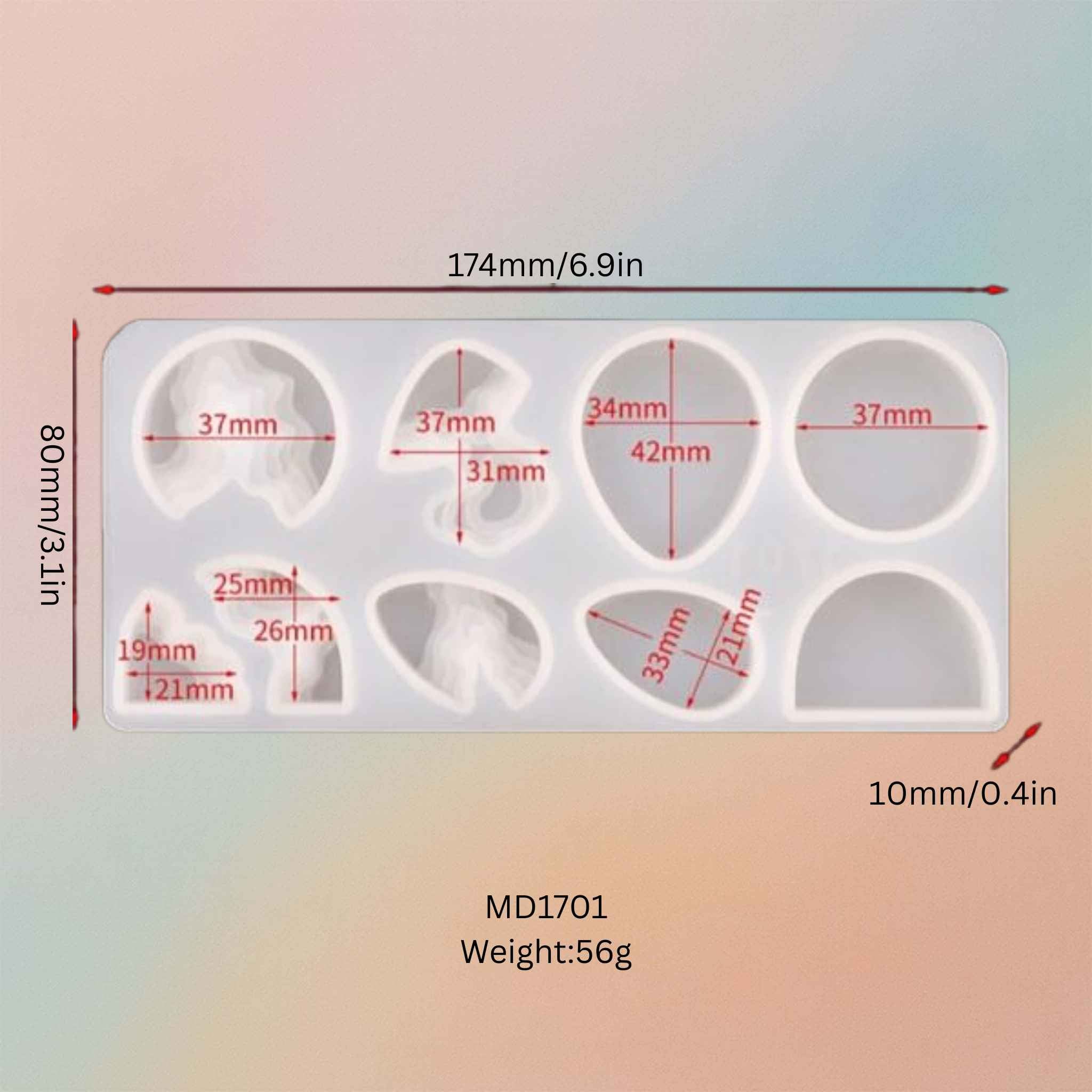 Island Pendant Beach Resin Jewelry Mold