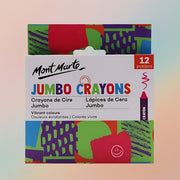 Mont Marte Jumbo Crayons 12pcs