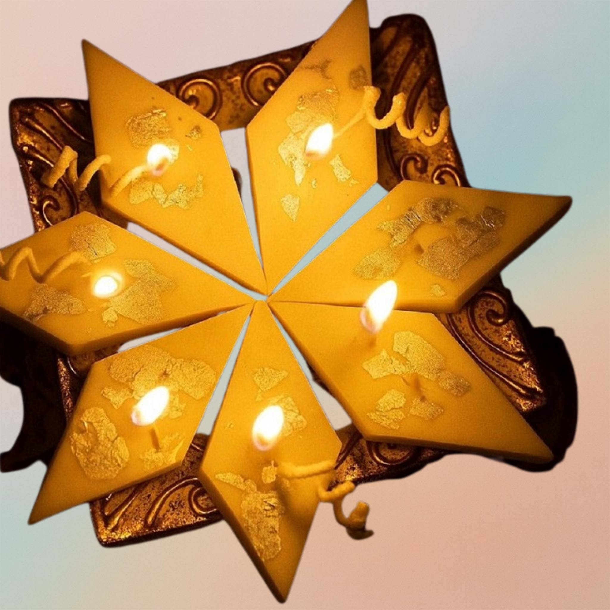 Kaju Katri Shape Silicone Candle Making Mould