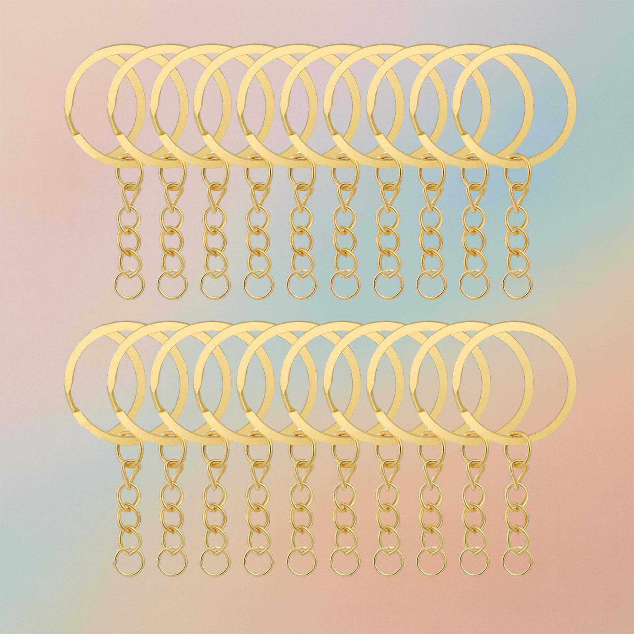 Keychain Rings With Connectors 20 Sets