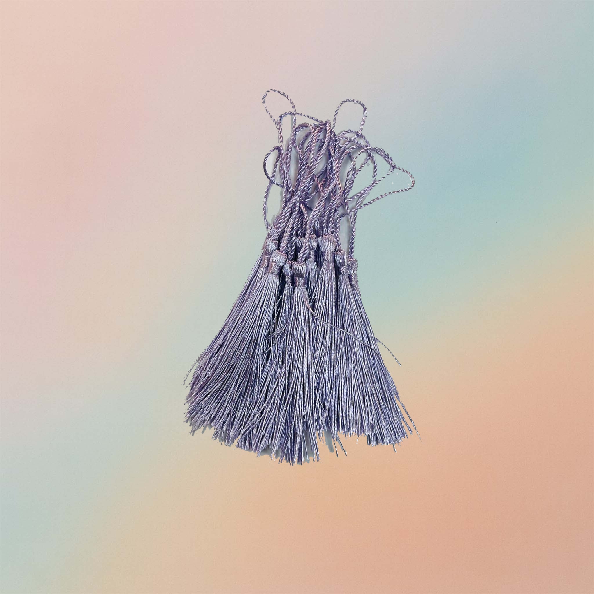 Bookmarks Polyester Silk Tassels 10pcs In 1 Bag