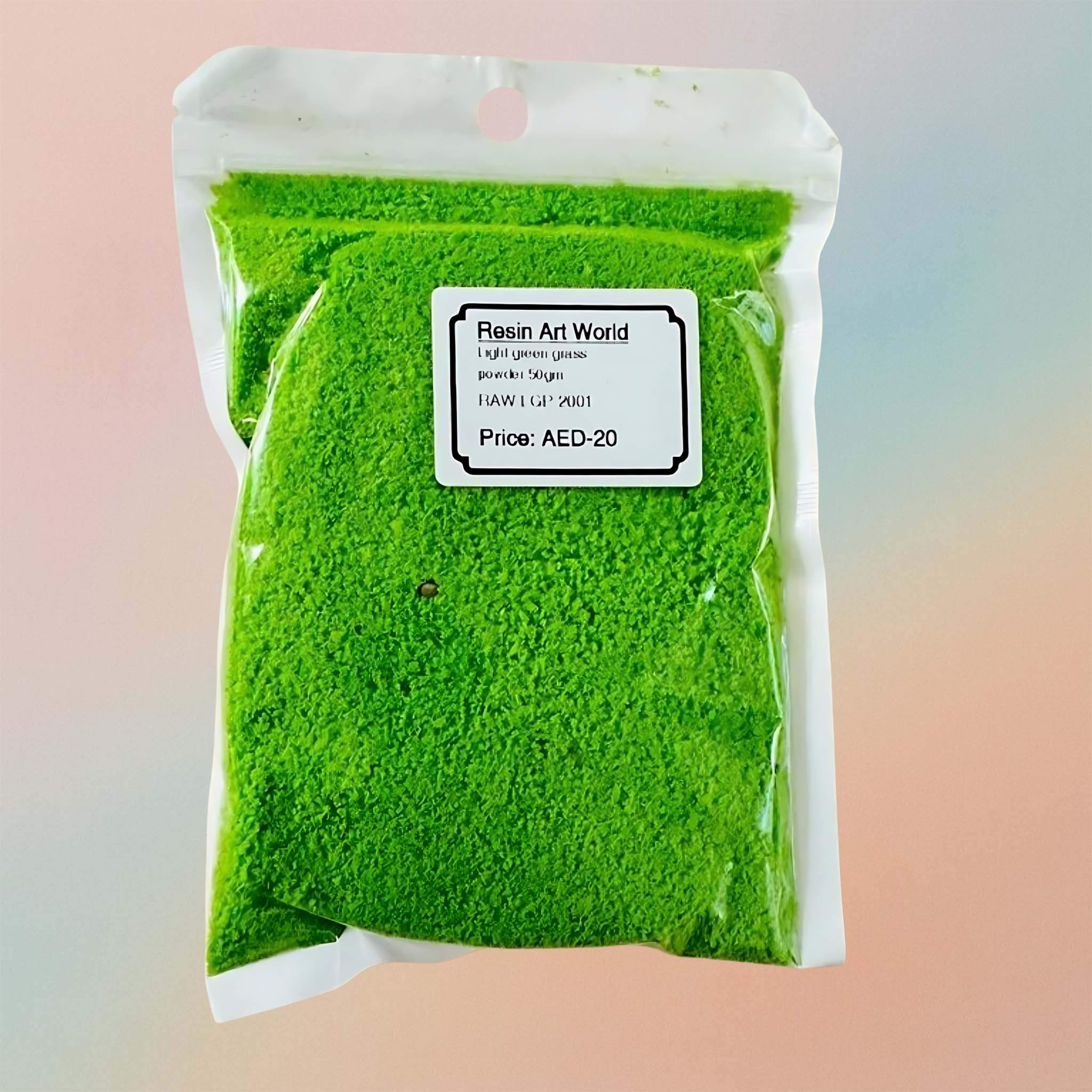 Light Green Grass Powder
