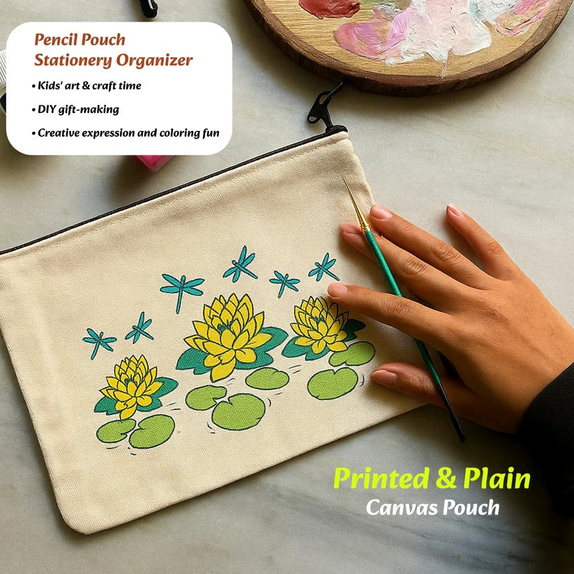 Pourezy Lotus Garden Canvas Pouch Kit