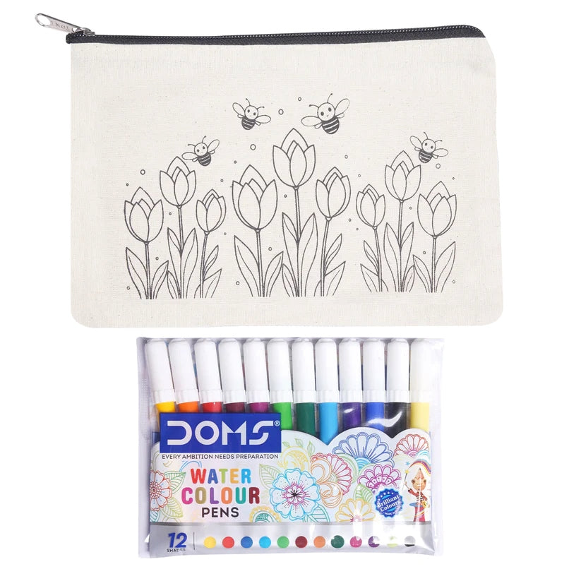 Pourezy Flower Garden Canvas Pouch Kit
