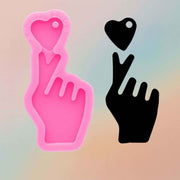 Love Keychain Mould DIY Epoxy Resin Silicon Mould Style 2