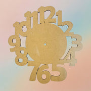 MDF Wall Clock Base For Resin Art Style 1