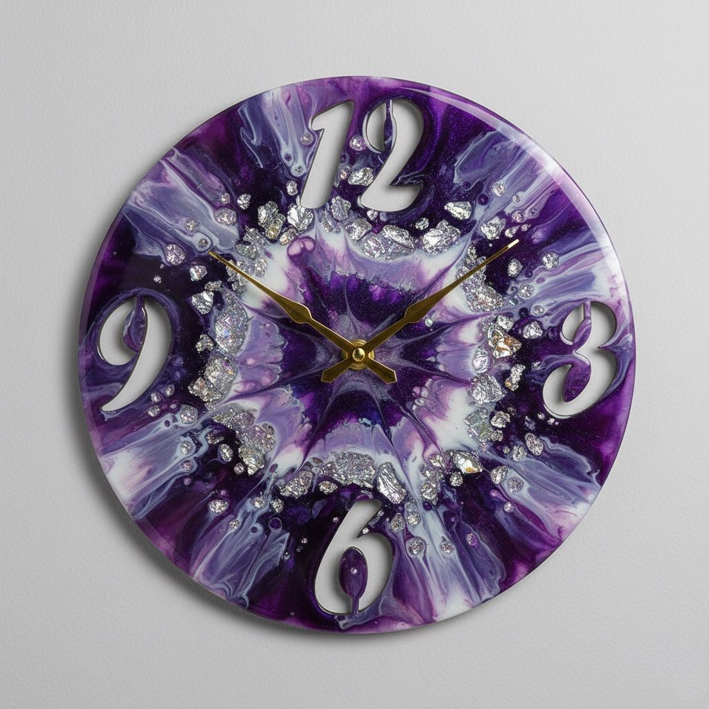 MDF Wall Clock Base For Resin Art Style 2
