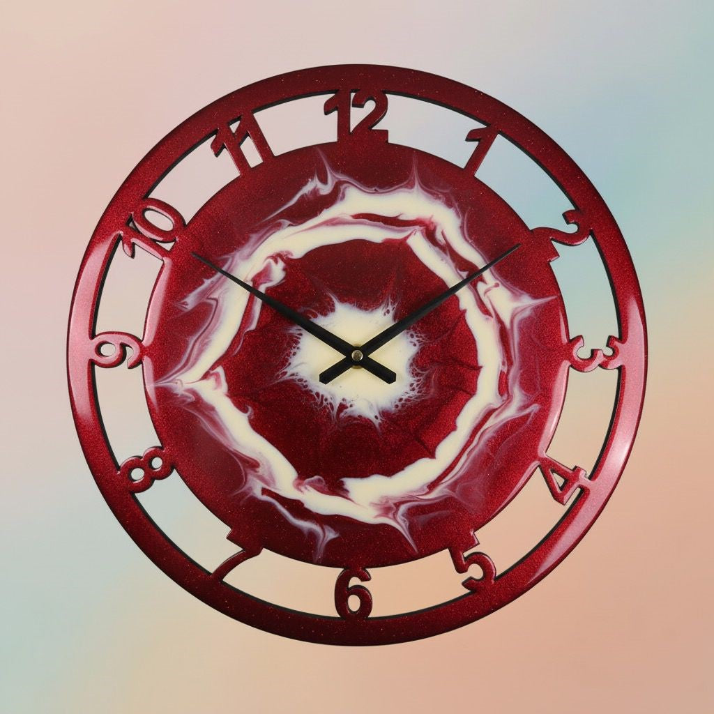 MDF Wall Clock Base For Resin Art Style 3