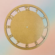 MDF Wall Clock Base For Resin Art Style 3