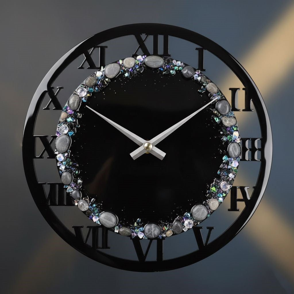 MDF Wall Clock Base For Resin Art Style 5