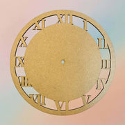 MDF Wall Clock Base For Resin Art Style 5