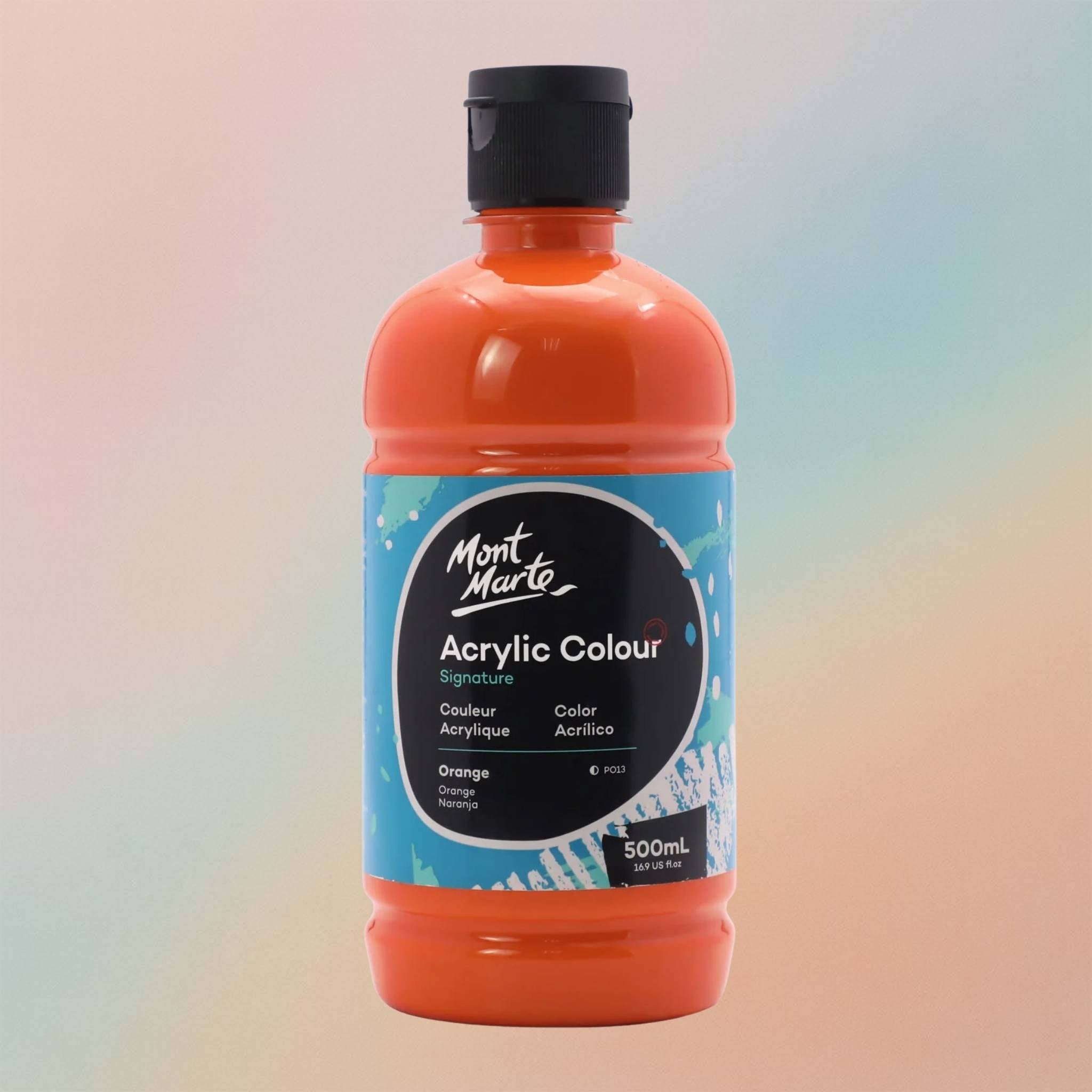 زجاجة ألوان أكريليك مونت مارت ٥٠٠ مل - برتقالي