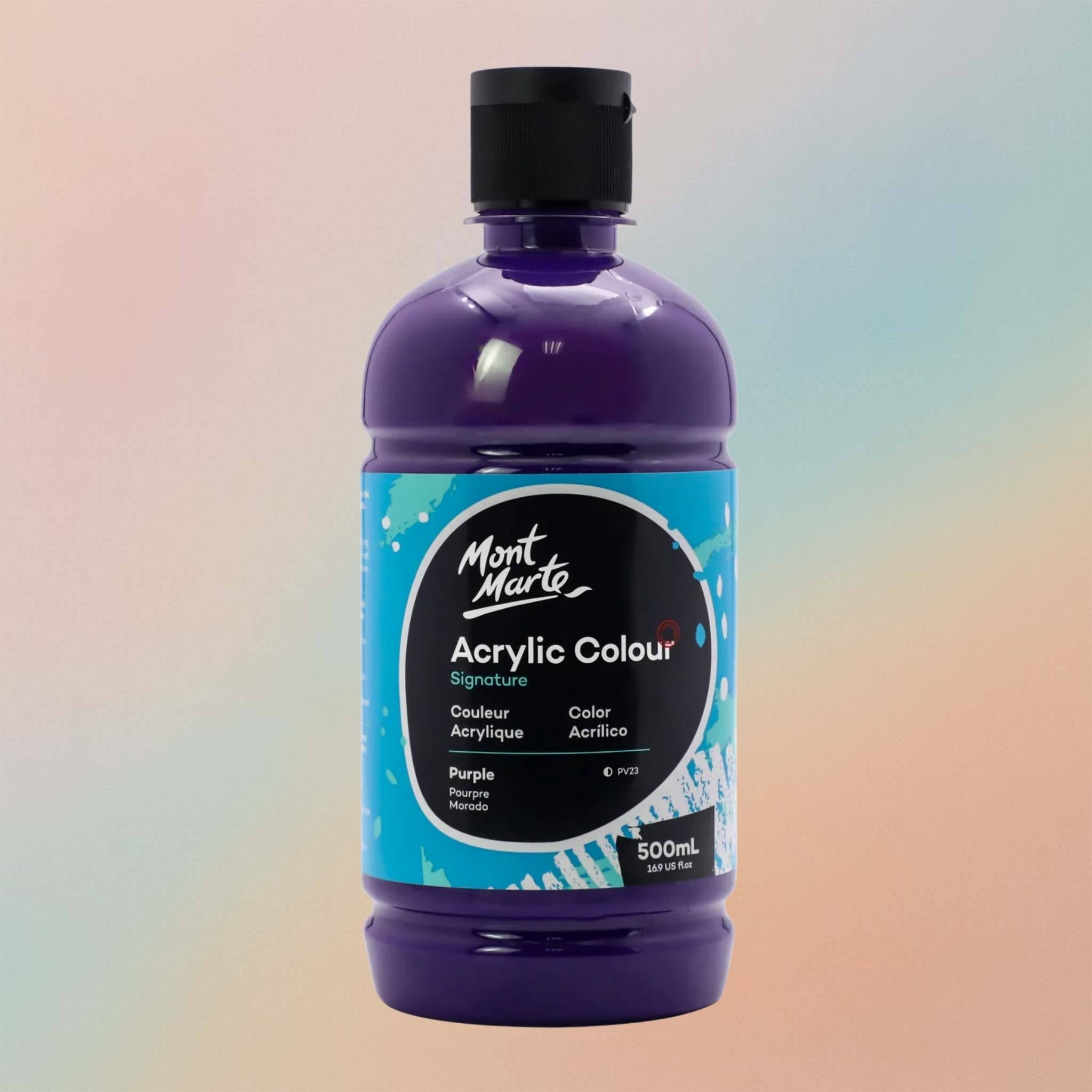 زجاجة ألوان أكريليك مونت مارت ٥٠٠ مل - بنفسجي