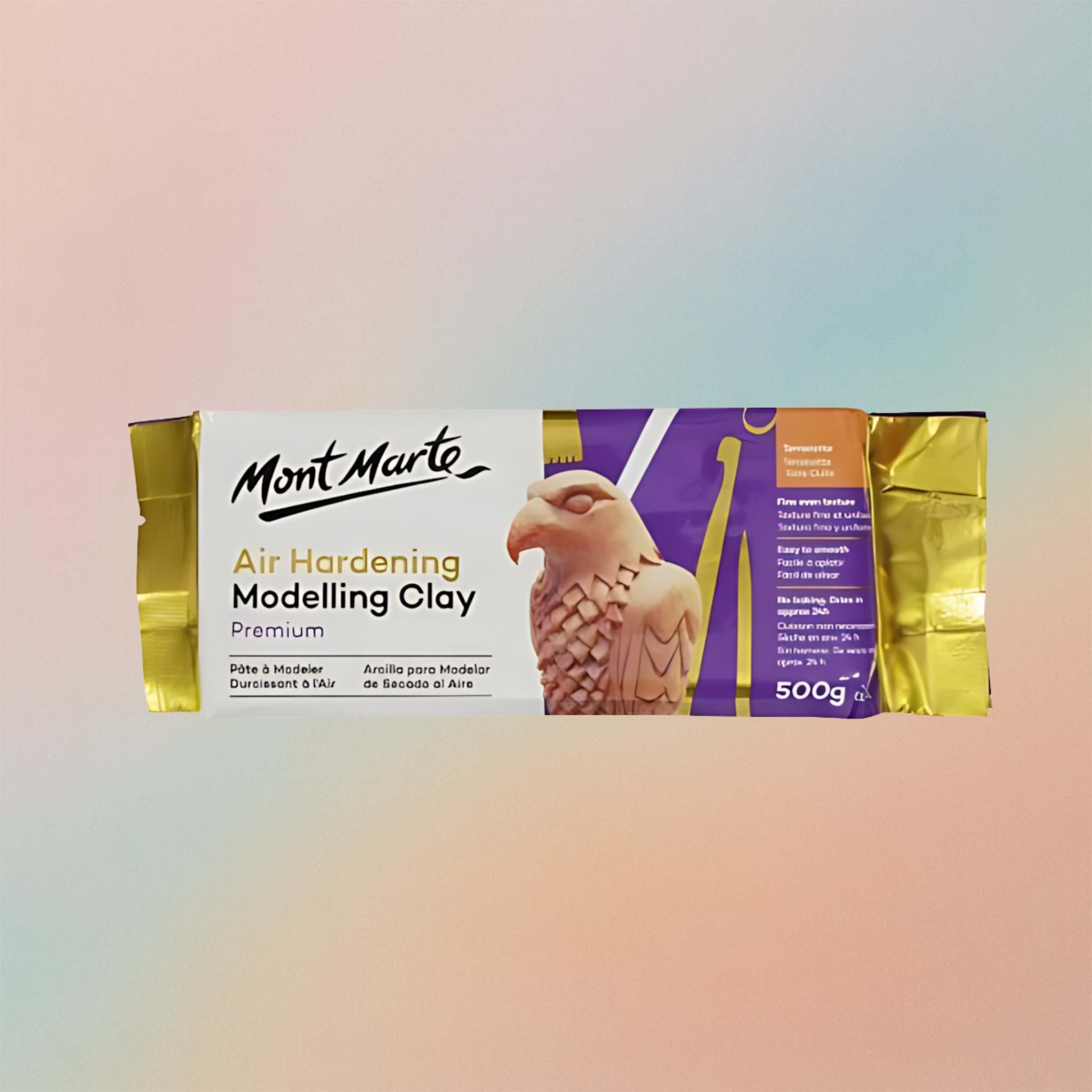 Mont Marte Air Hardening Modelling Clay – Terra 500gms