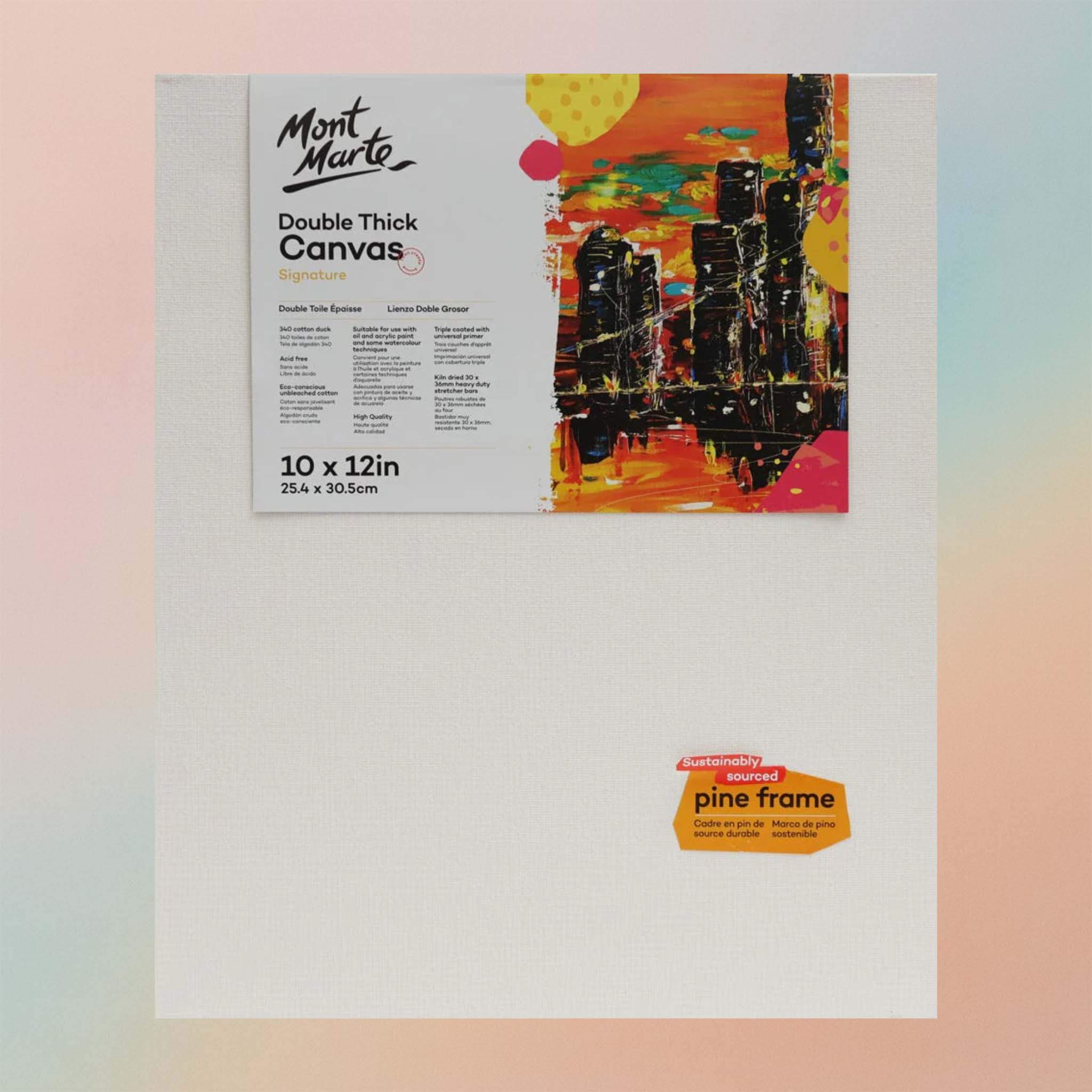 Mont Marte Double Thick Canvas Signature 25.4cm x 30.5cm (10 x 12in)