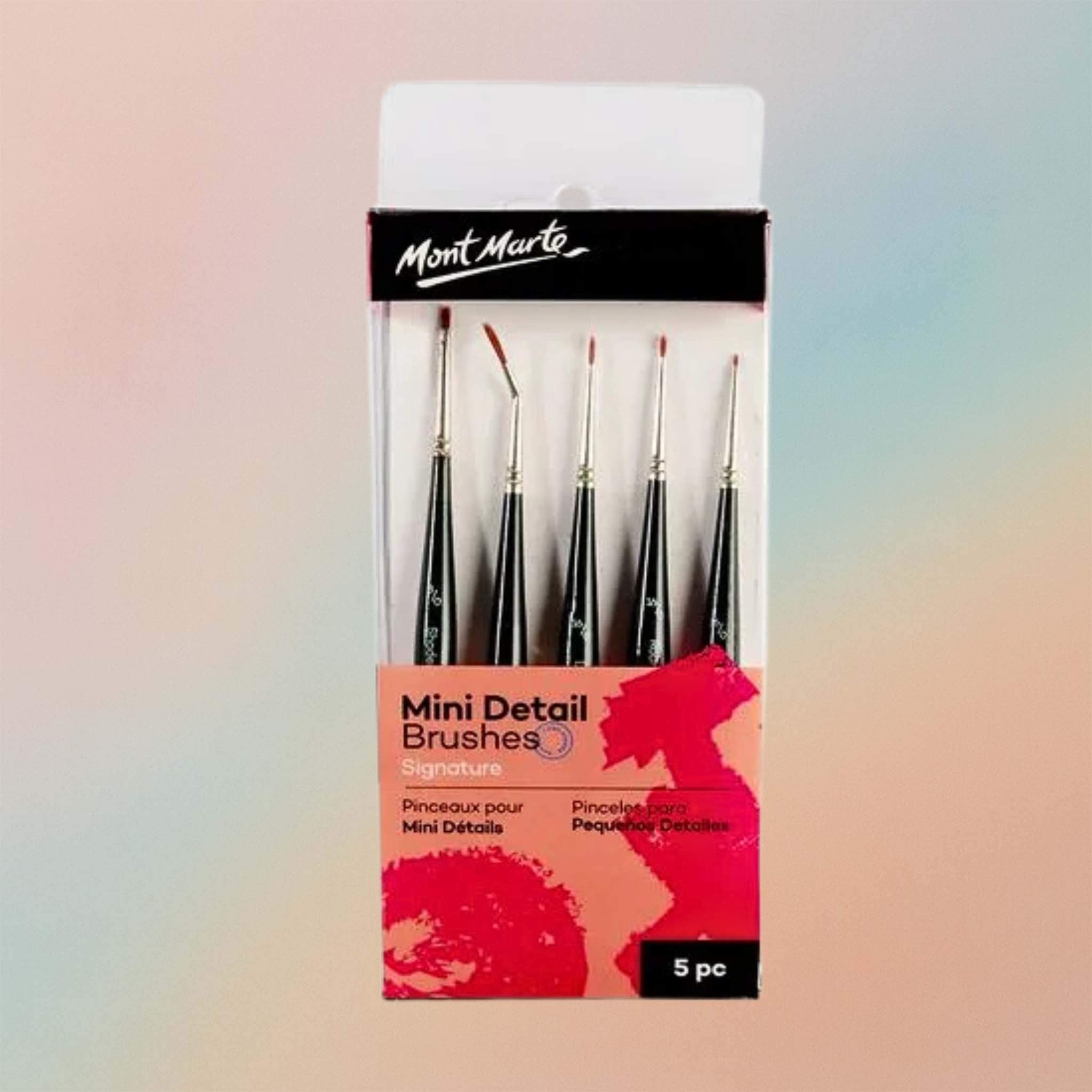 Mont Marte  Mini Detail Brushes Signature 5pcs