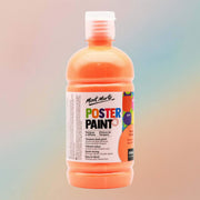 Mont Marte Poster Paint 500ml – Fluoro Orange