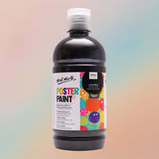 Mont Marte Poster Paint 500ml – Lamp Black