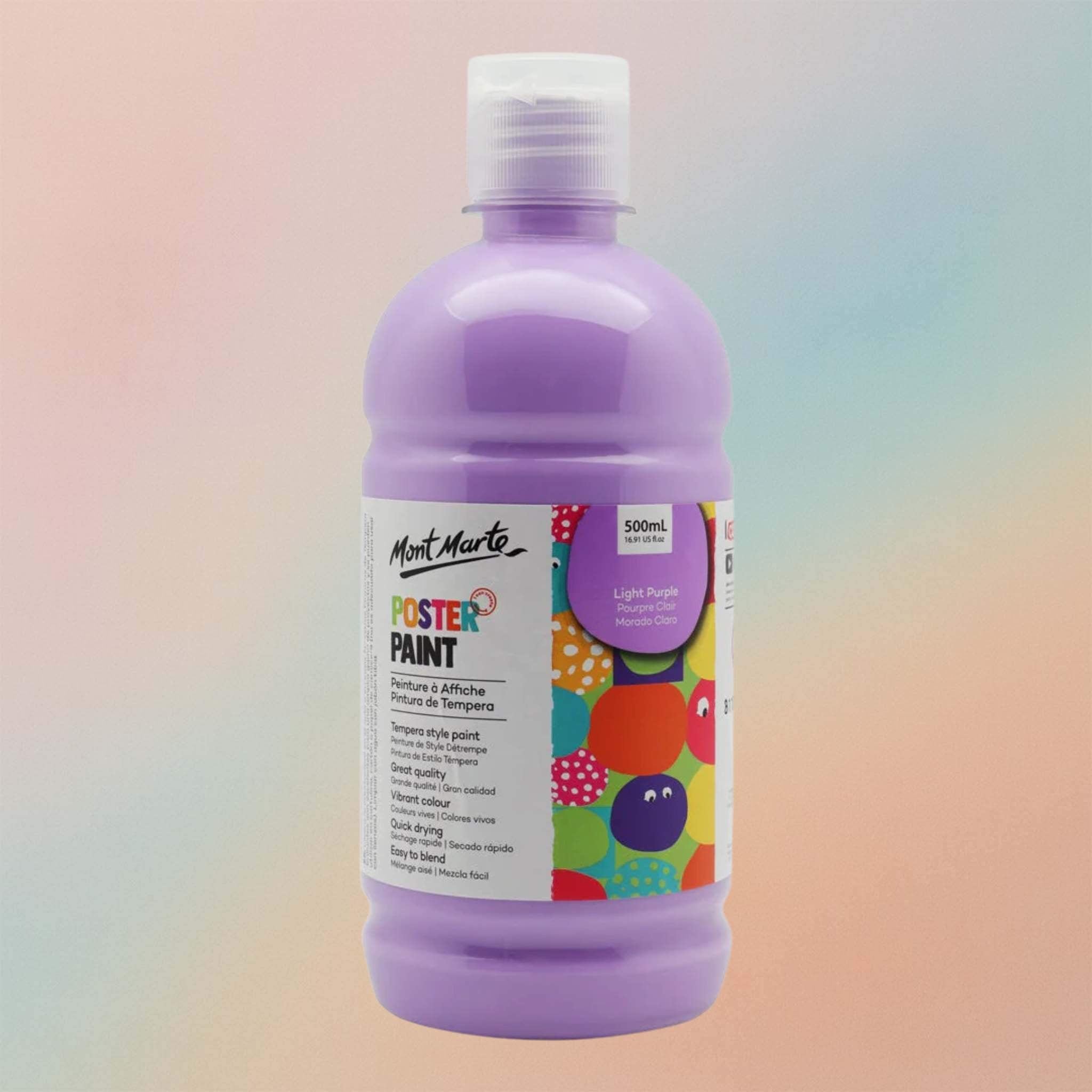 Mont Marte Poster Paint 500ml – Light Purple