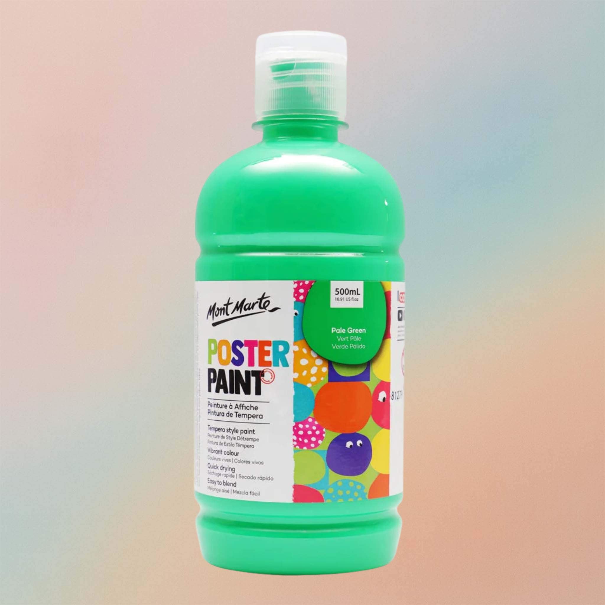 Mont Marte Poster Paint 500ml – Pale Green