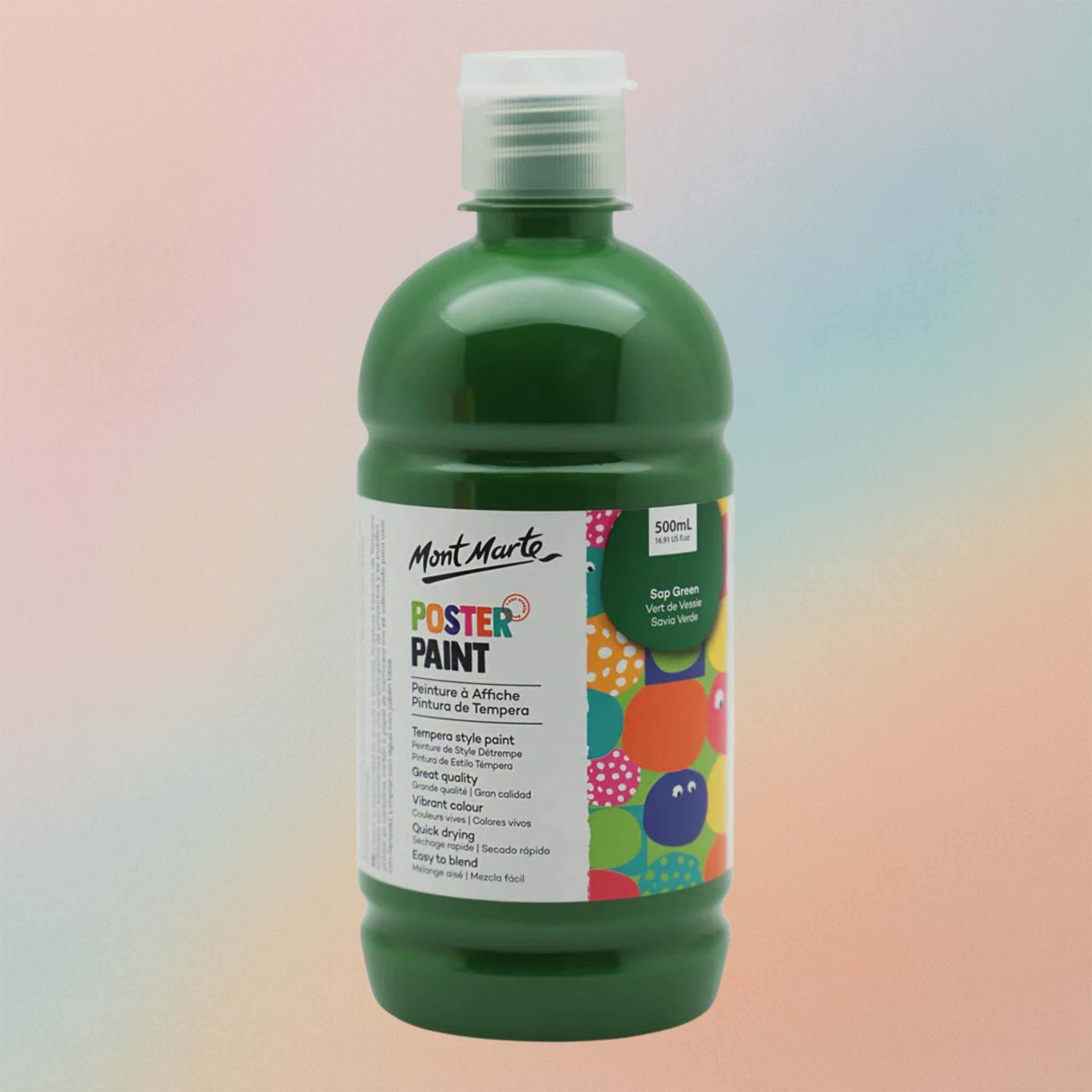 Mont Marte Poster Paint 500ml – Sap Green