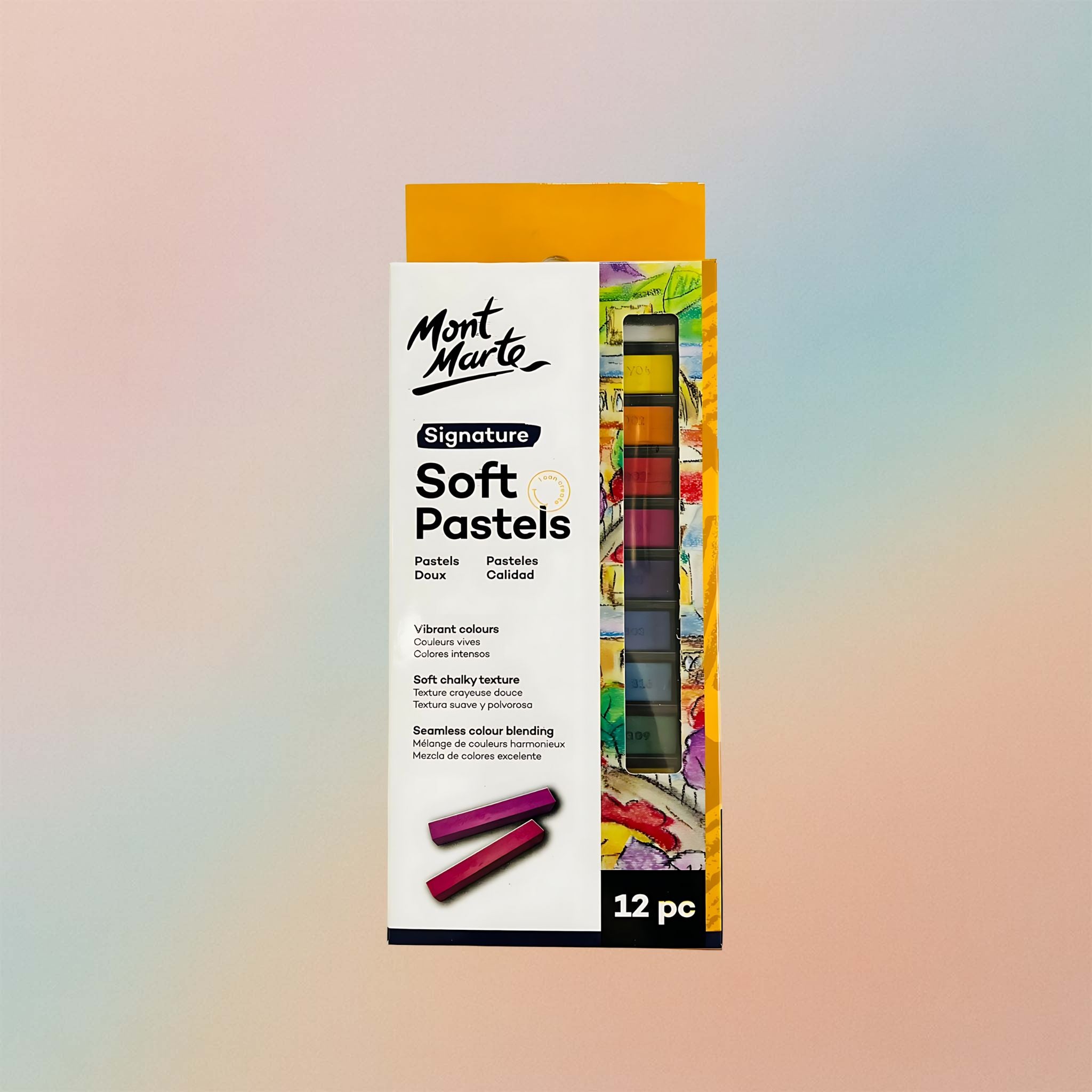 Mont Marte Signature Soft Pastels 12pcs